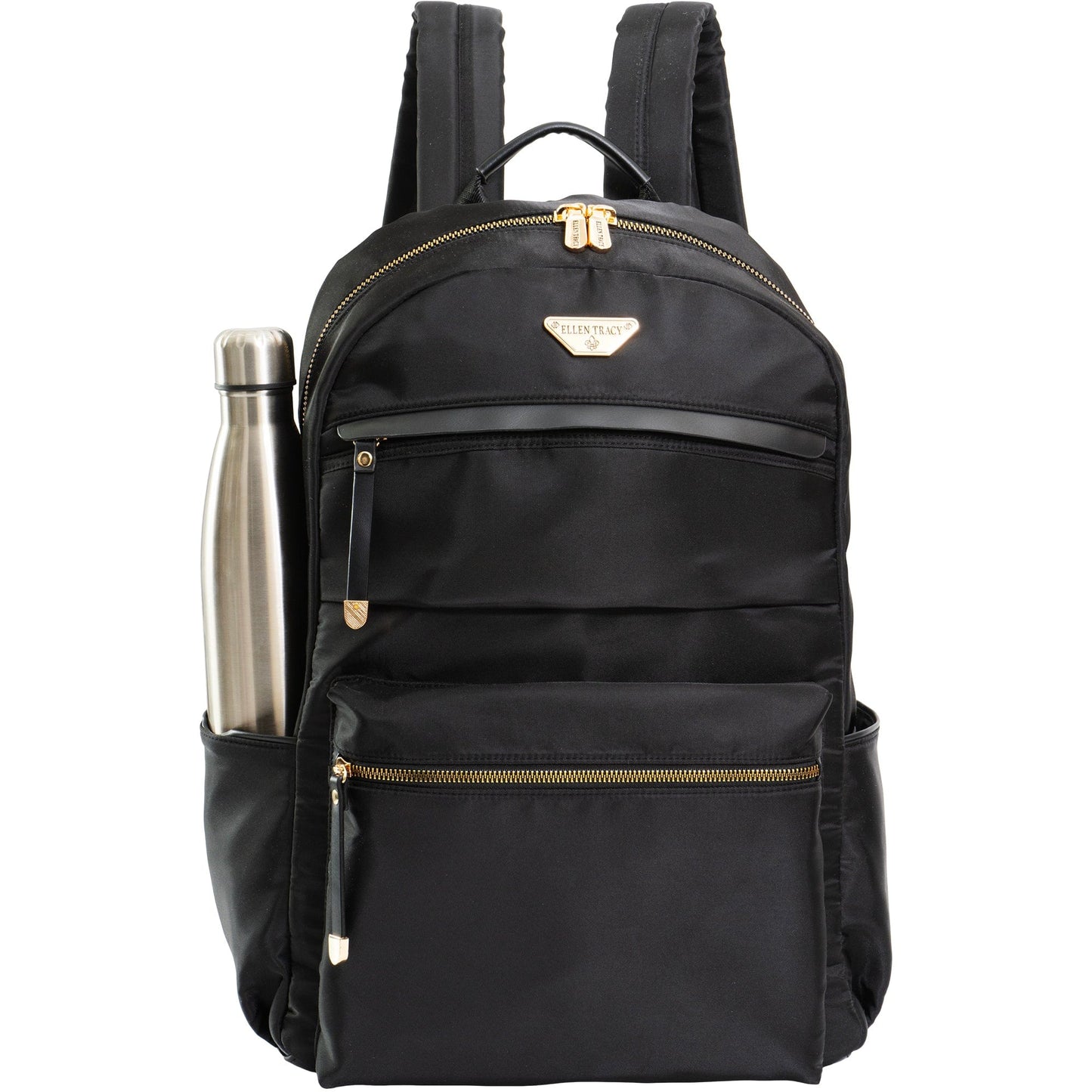 Ellen Tracy 19 Inch Nylon Twill Workbook Laptop Backpack