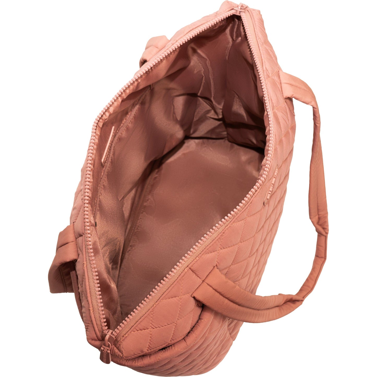 Ellen Tracy 20 Inch Diamond Quilted Nylon Large Travel Workbook Tote Bag