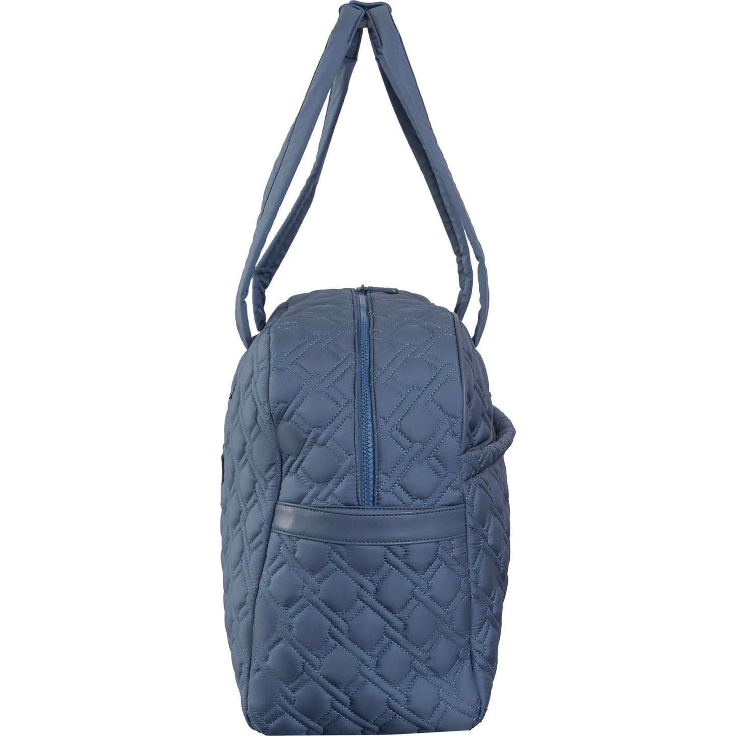 Ellen Tracy 20 Inch Basket Weave Quilted Travel Duffel