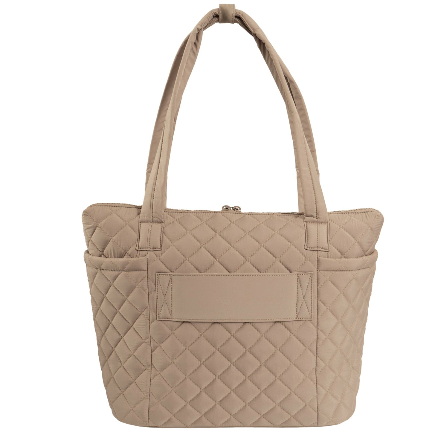 Ellen Tracy 20 Inch Diamond Quilted Nylon Large Travel Workbook Tote Bag