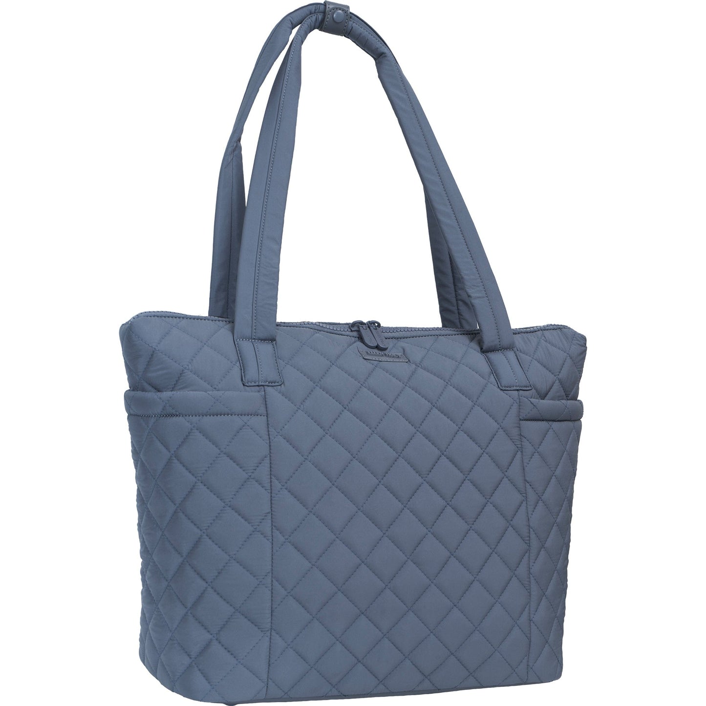Ellen Tracy 20 Inch Diamond Quilted Nylon Large Travel Workbook Tote Bag