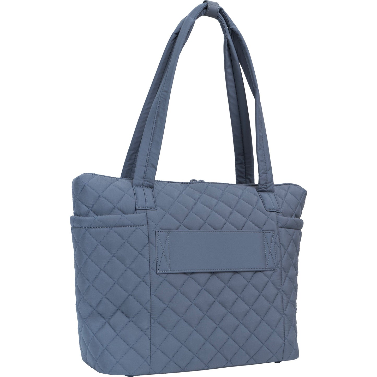 Ellen Tracy 20 Inch Diamond Quilted Nylon Large Travel Workbook Tote Bag