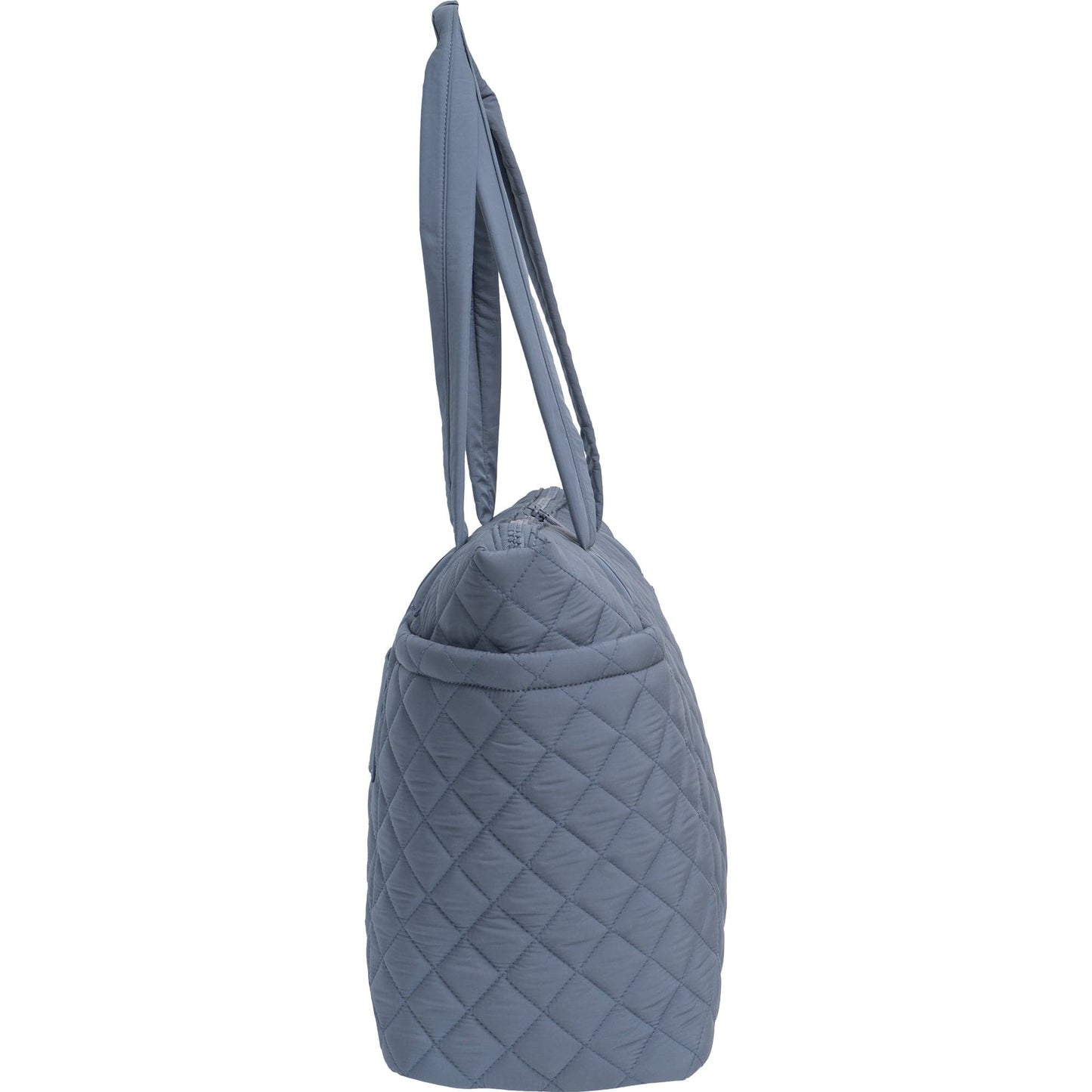 Ellen Tracy 20 Inch Diamond Quilted Nylon Large Travel Workbook Tote Bag