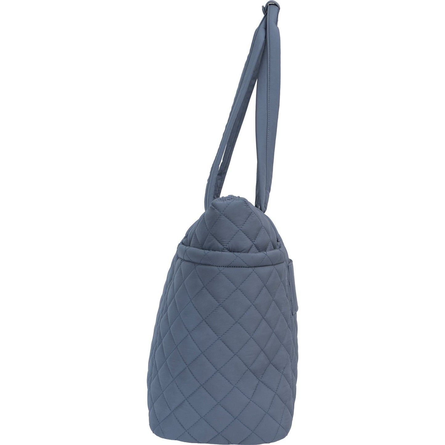 Ellen Tracy 20 Inch Diamond Quilted Nylon Large Travel Workbook Tote Bag