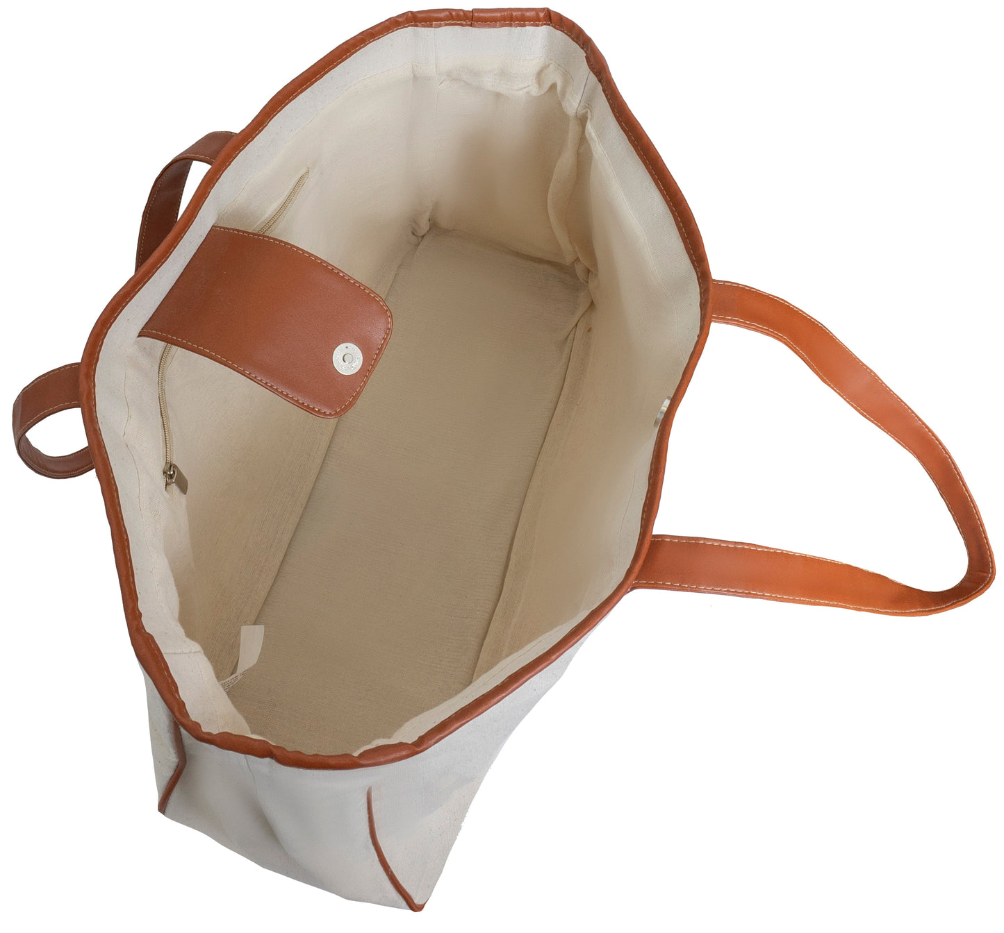 Magid Canvas Slogan Tote "DOG MOTHER BEACH LOVER"