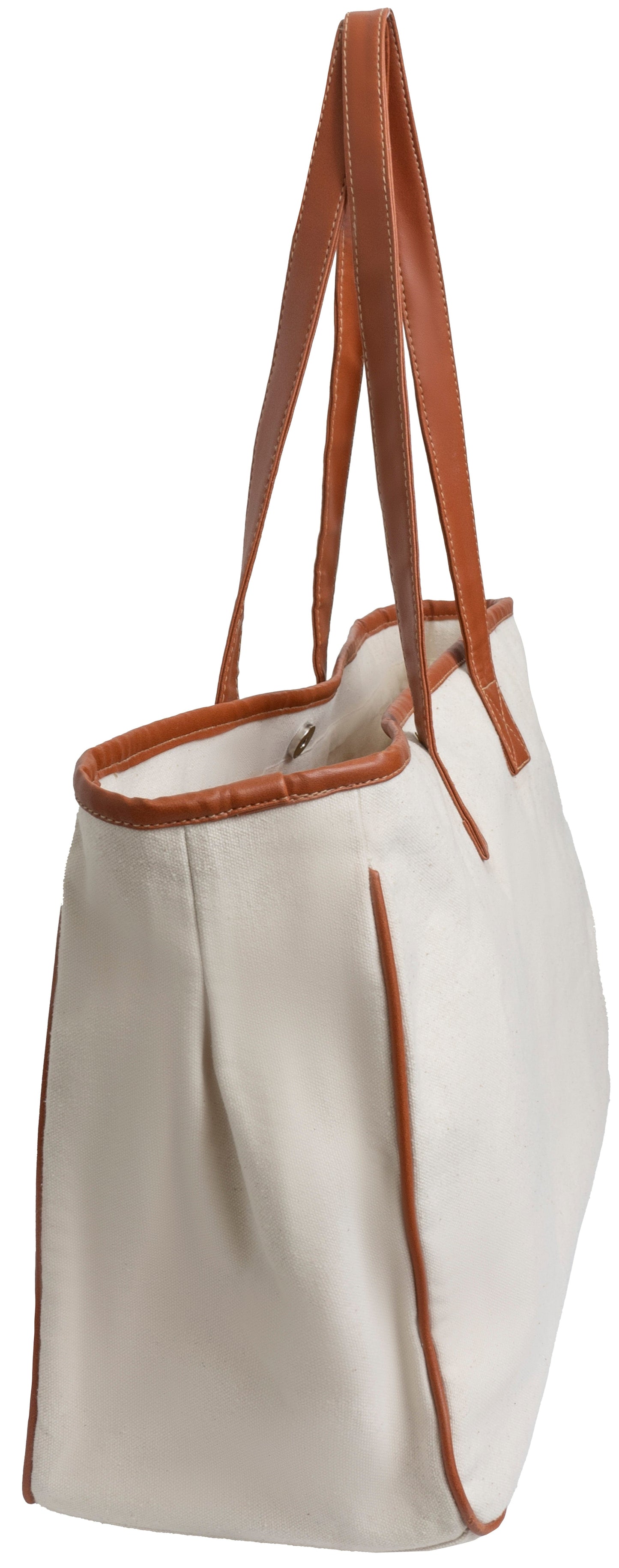 Magid Canvas Slogan Tote "DOG MOTHER BEACH LOVER"