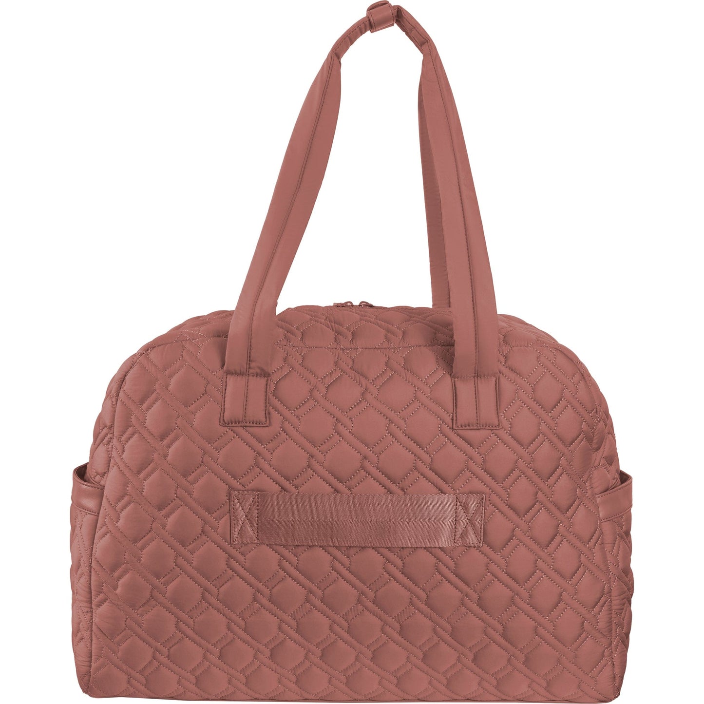 Ellen Tracy 20 Inch Basket Weave Quilted Travel Duffel
