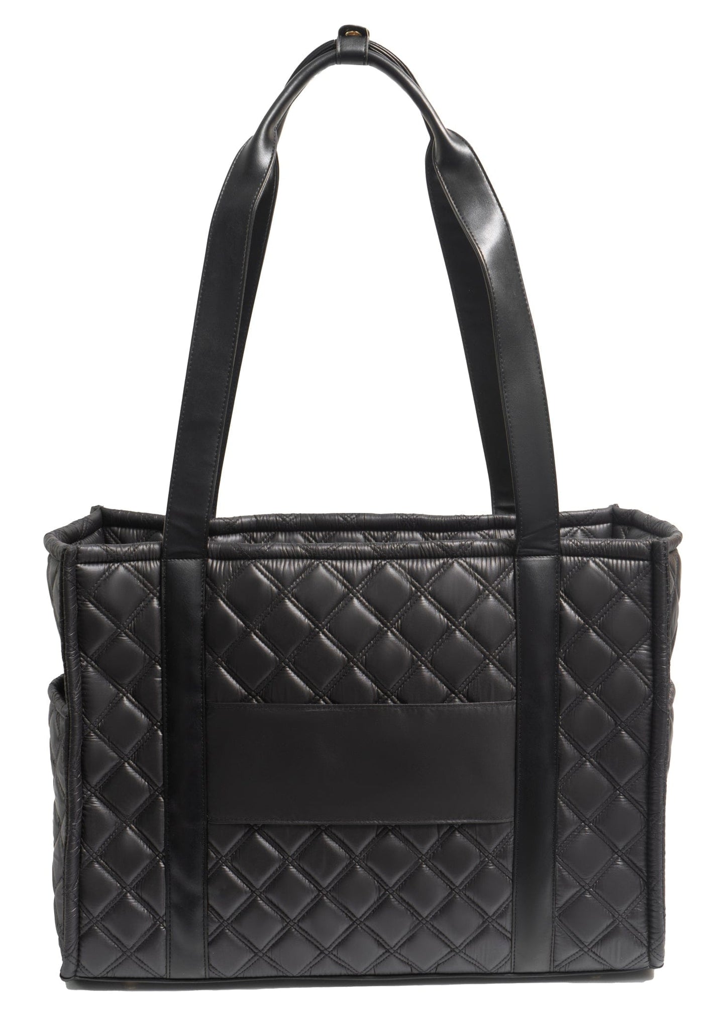 Joan & David The Daphne Diamond Quilted Square Tote