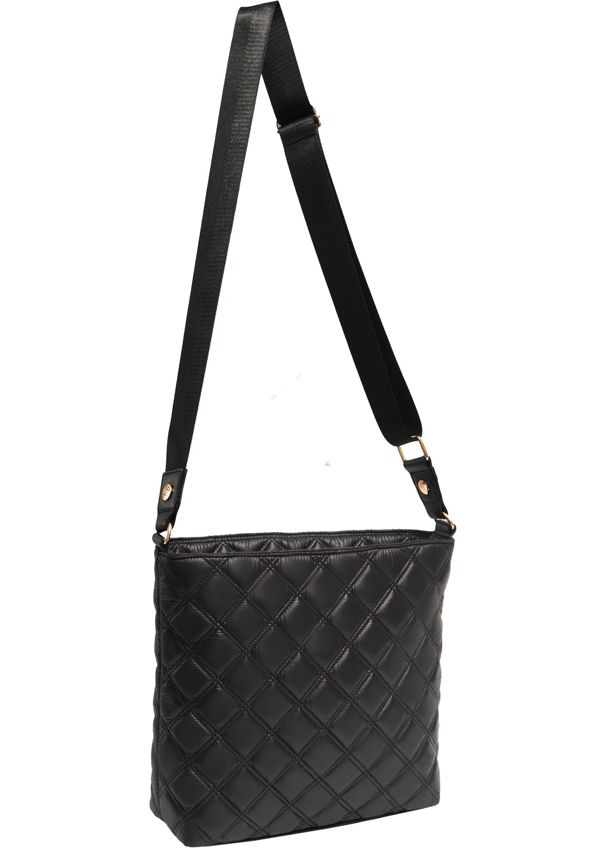 Joan & David The Alina Diamond Quilted Crossbody Bag
