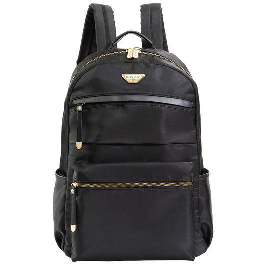 Ellen Tracy 19 Inch Nylon Twill Workbook Laptop Backpack