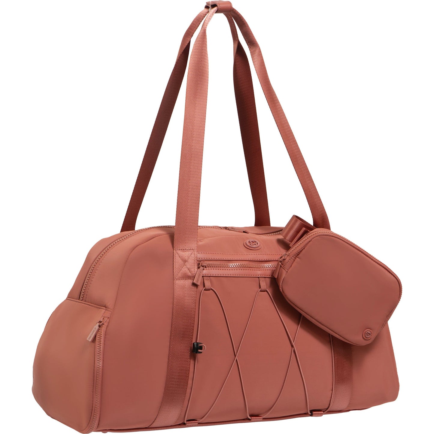 Joan & David The Maude Sport Nylon 2 Piece Belt Bag & 20 Inch Shoe Pocket Duffle Set
