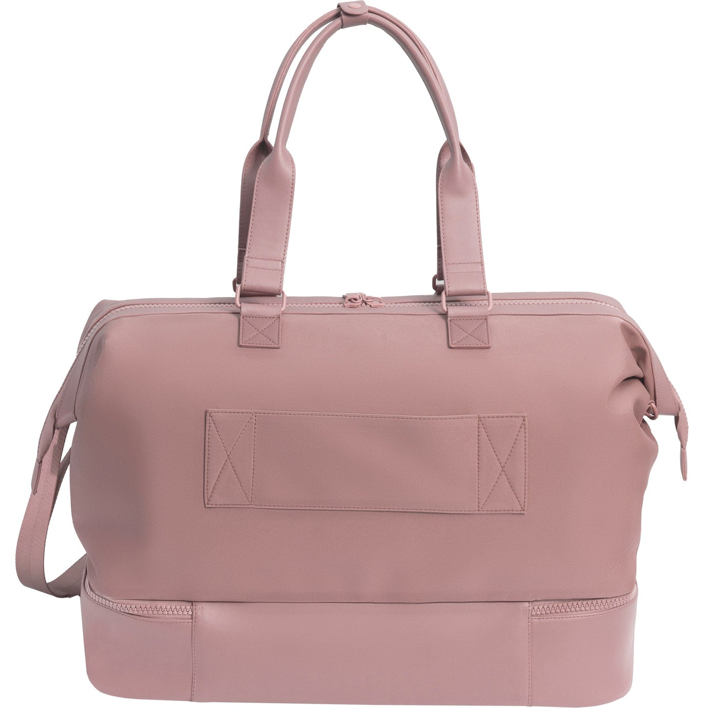 Max Studio Sport Nylon & Faux Leather Drop Bottom Duffel Bag