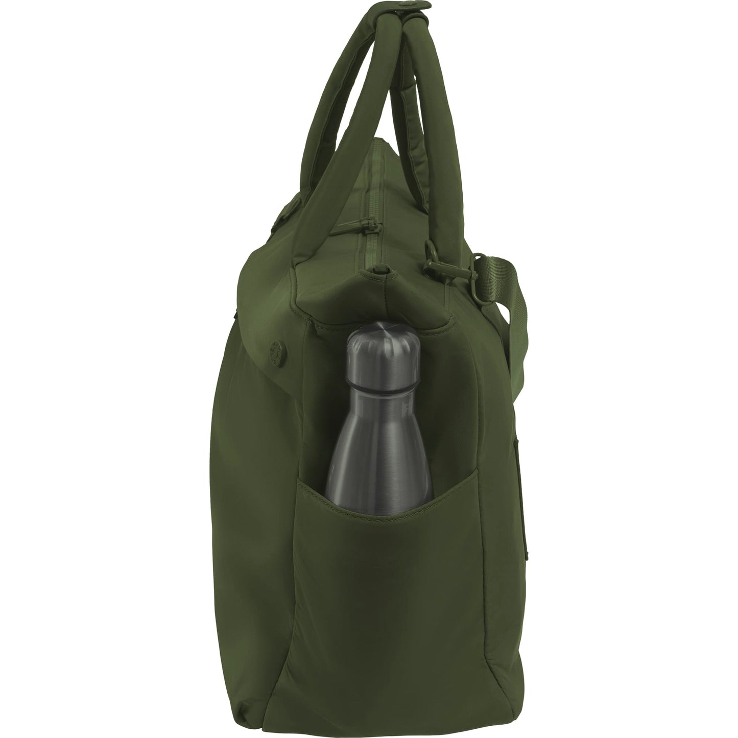 Max Studio The Sylvia 21 Inch Twill Nylon Double Handle Weekender Duffle