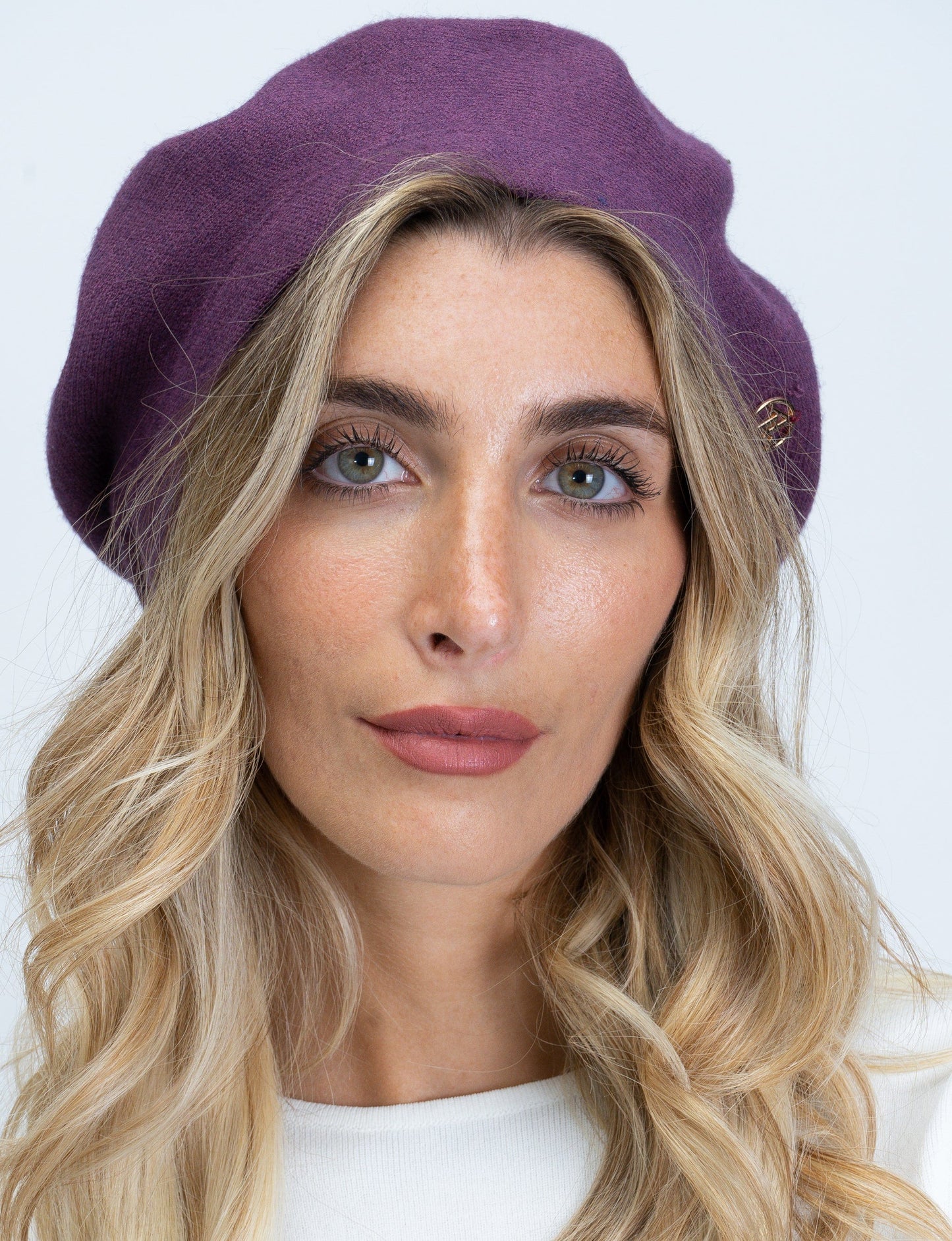 Adrienne Vittadini Knit Solid Beret