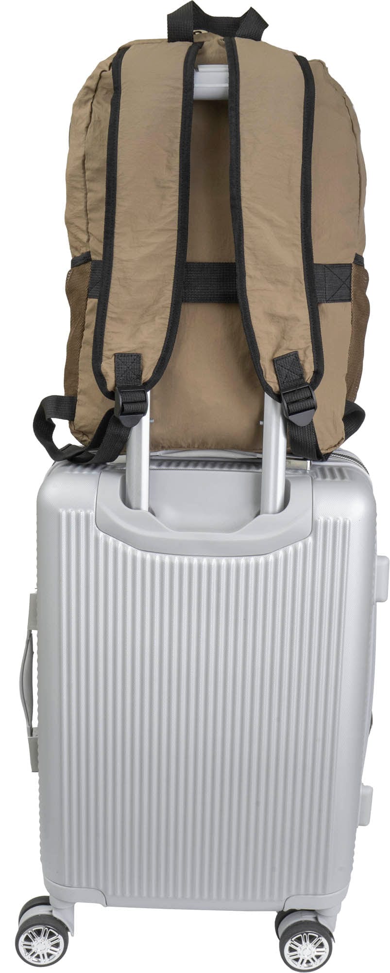 Boarding Pass Recycled Foldable & Packable Pouch Backpack