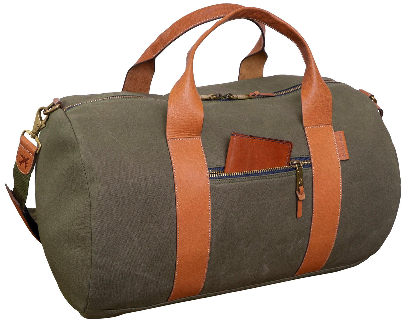 Voyager 21" Waxed Canvas Duffel - Olive