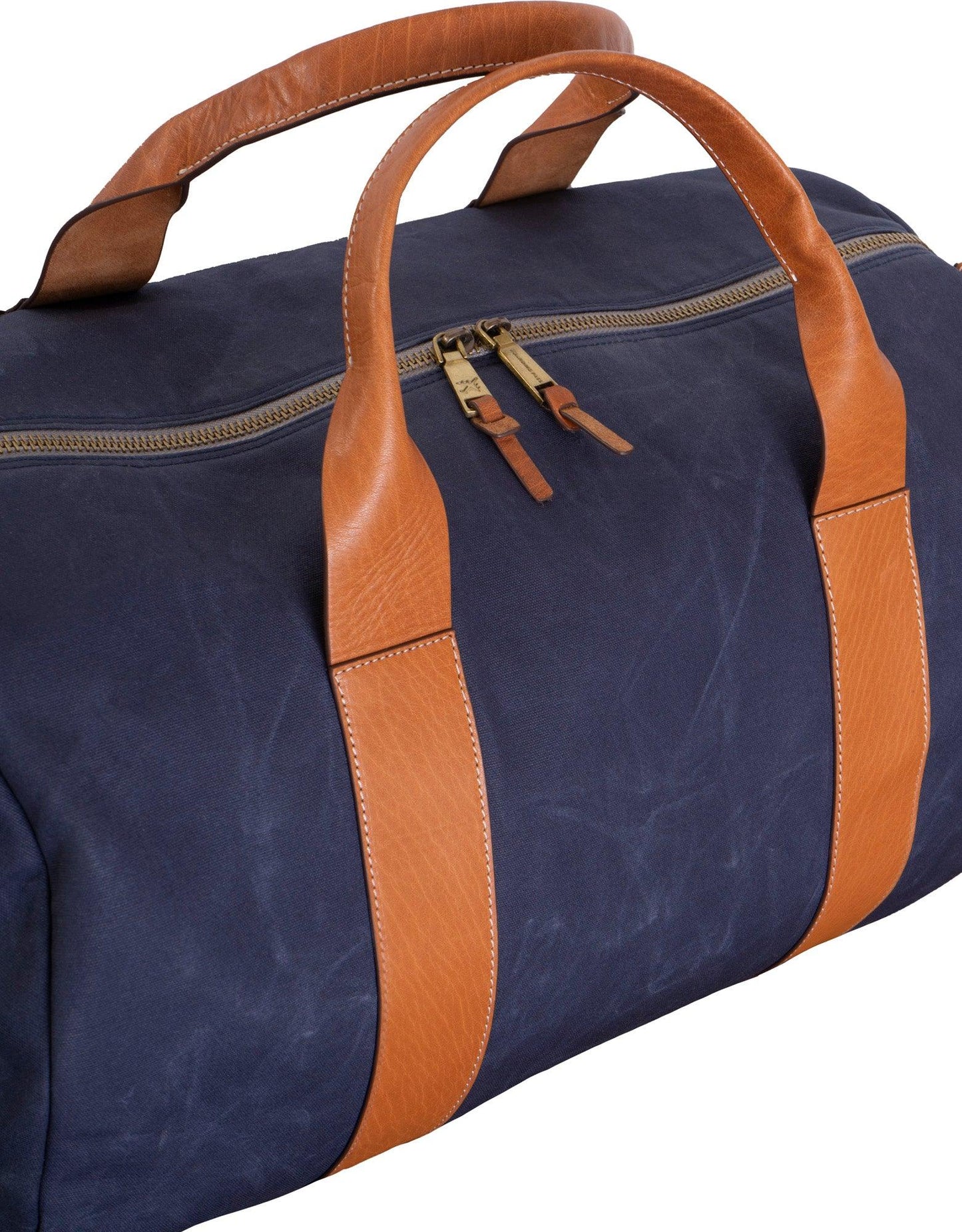 Voyager 21" Waxed Canvas Duffel - Navy