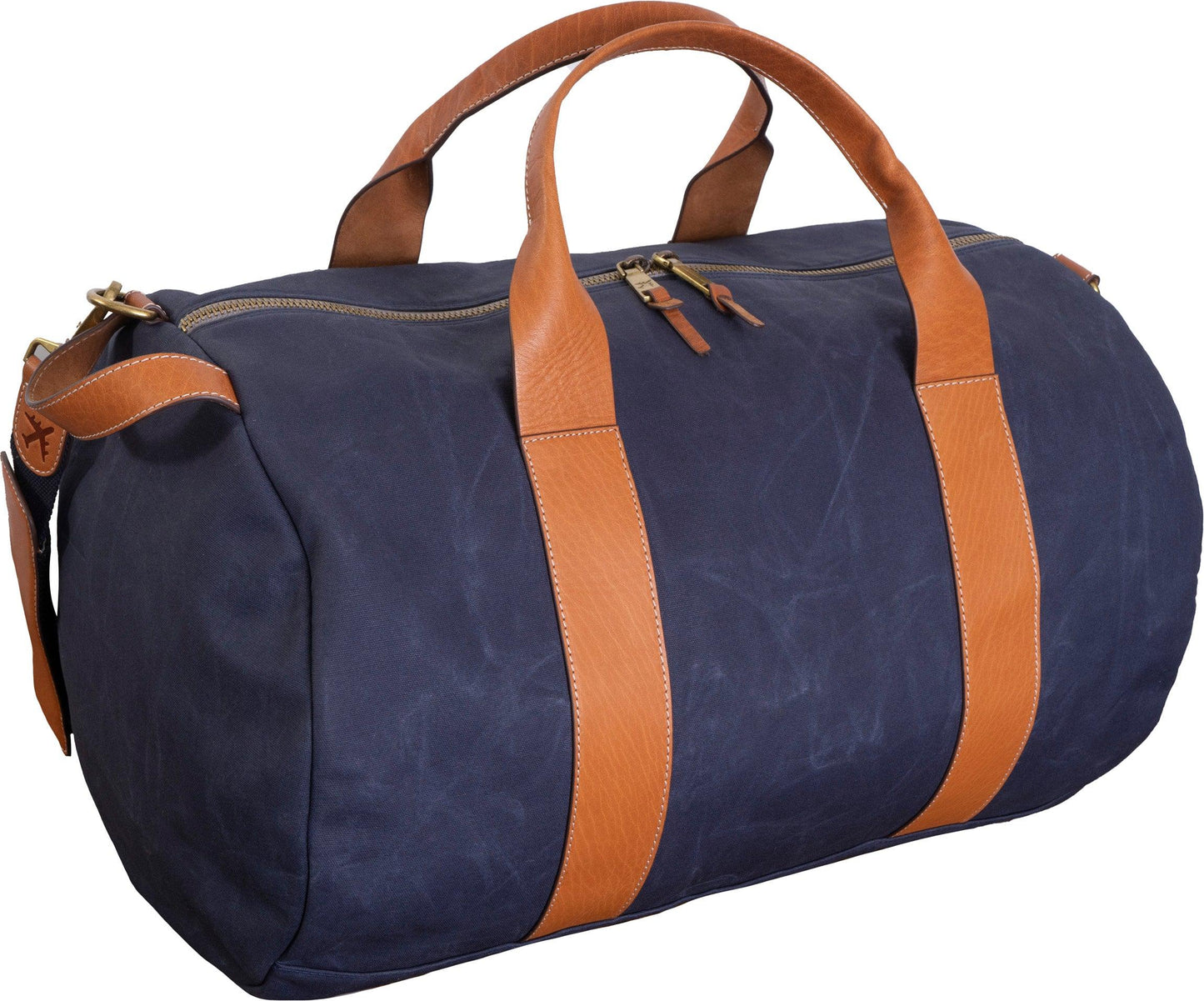 Voyager 21" Waxed Canvas Duffel - Navy