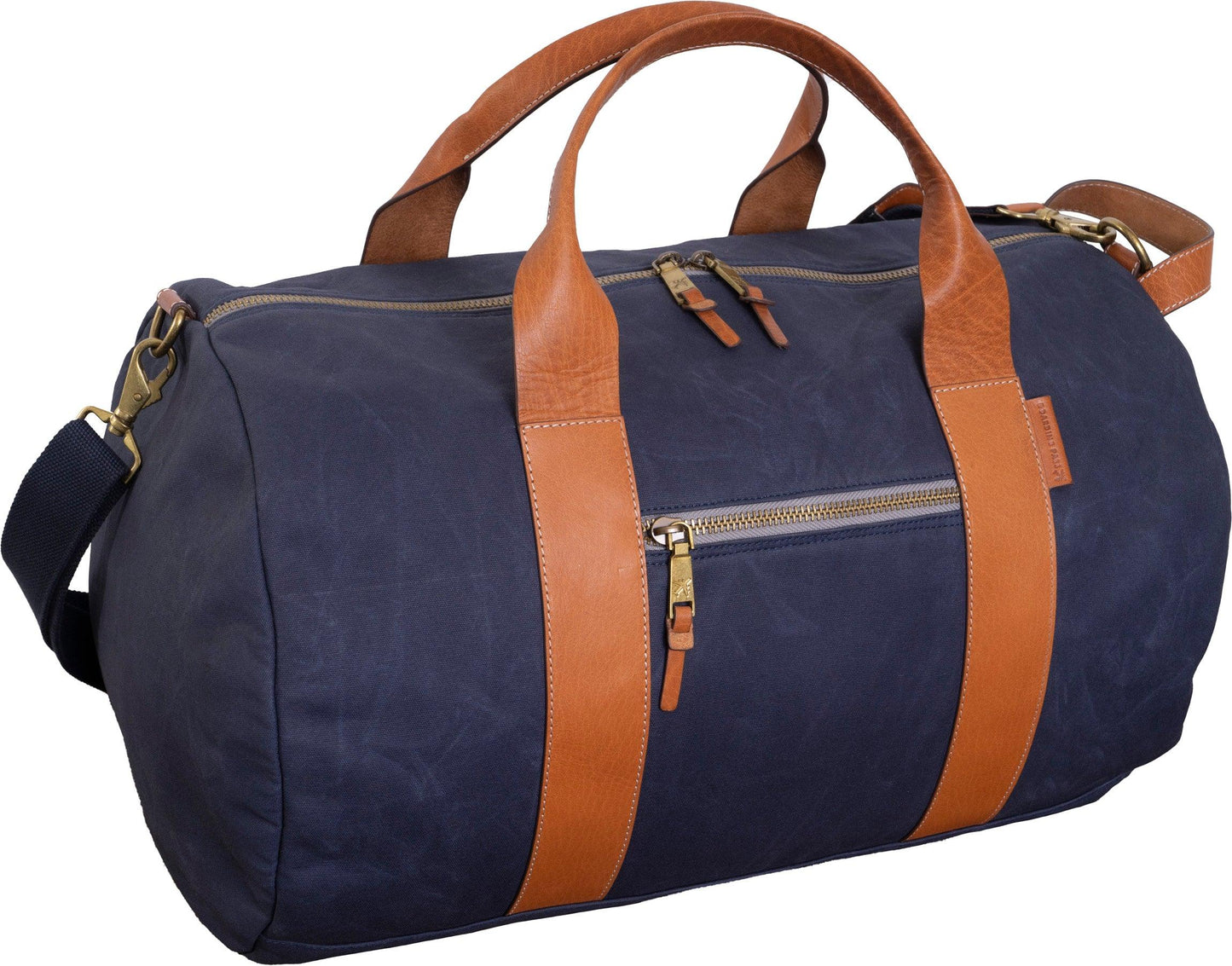 Voyager 21" Waxed Canvas Duffel - Navy