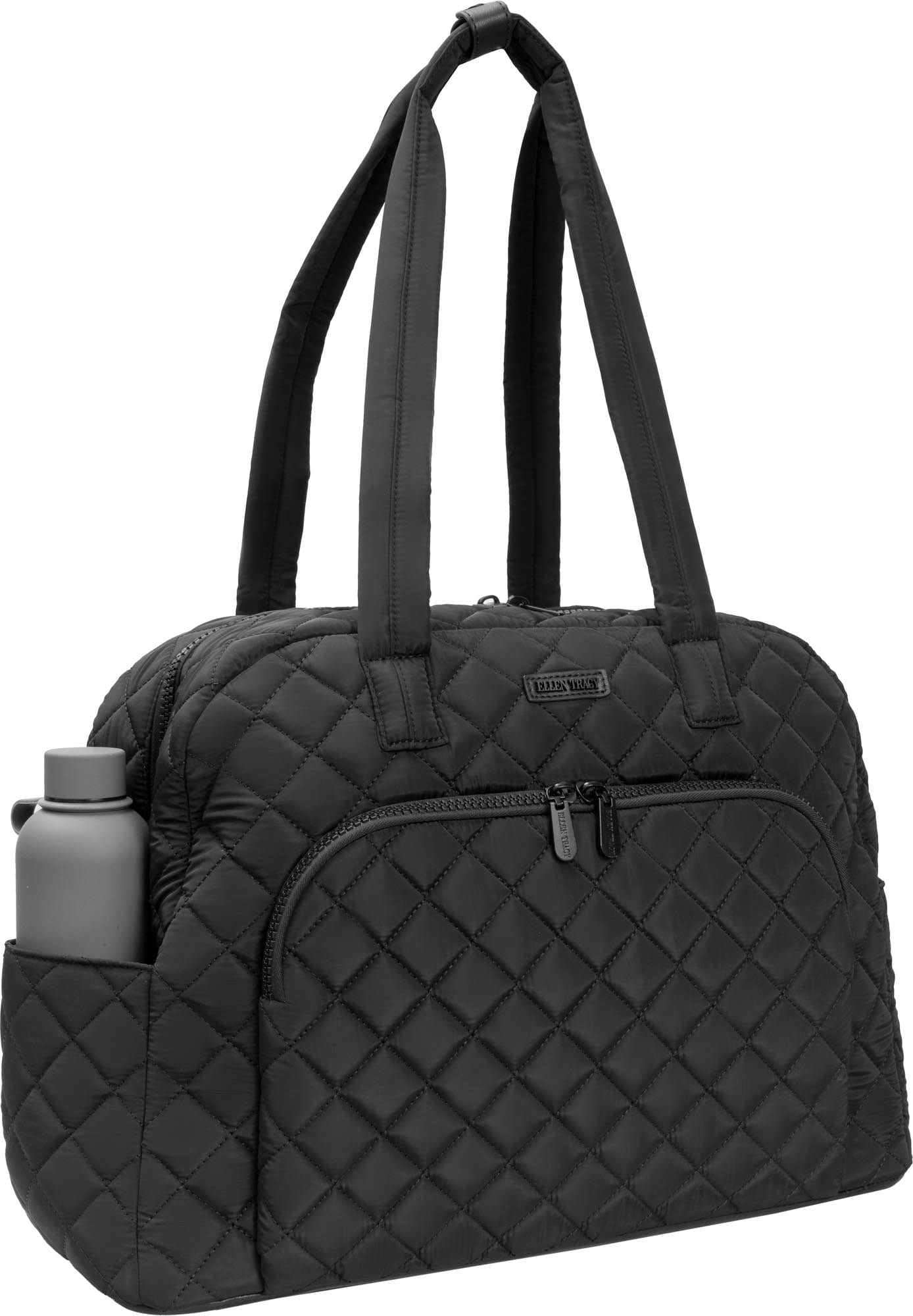 Ellen Tracy 20 Inch Diamond Nylon Quilted Duffel