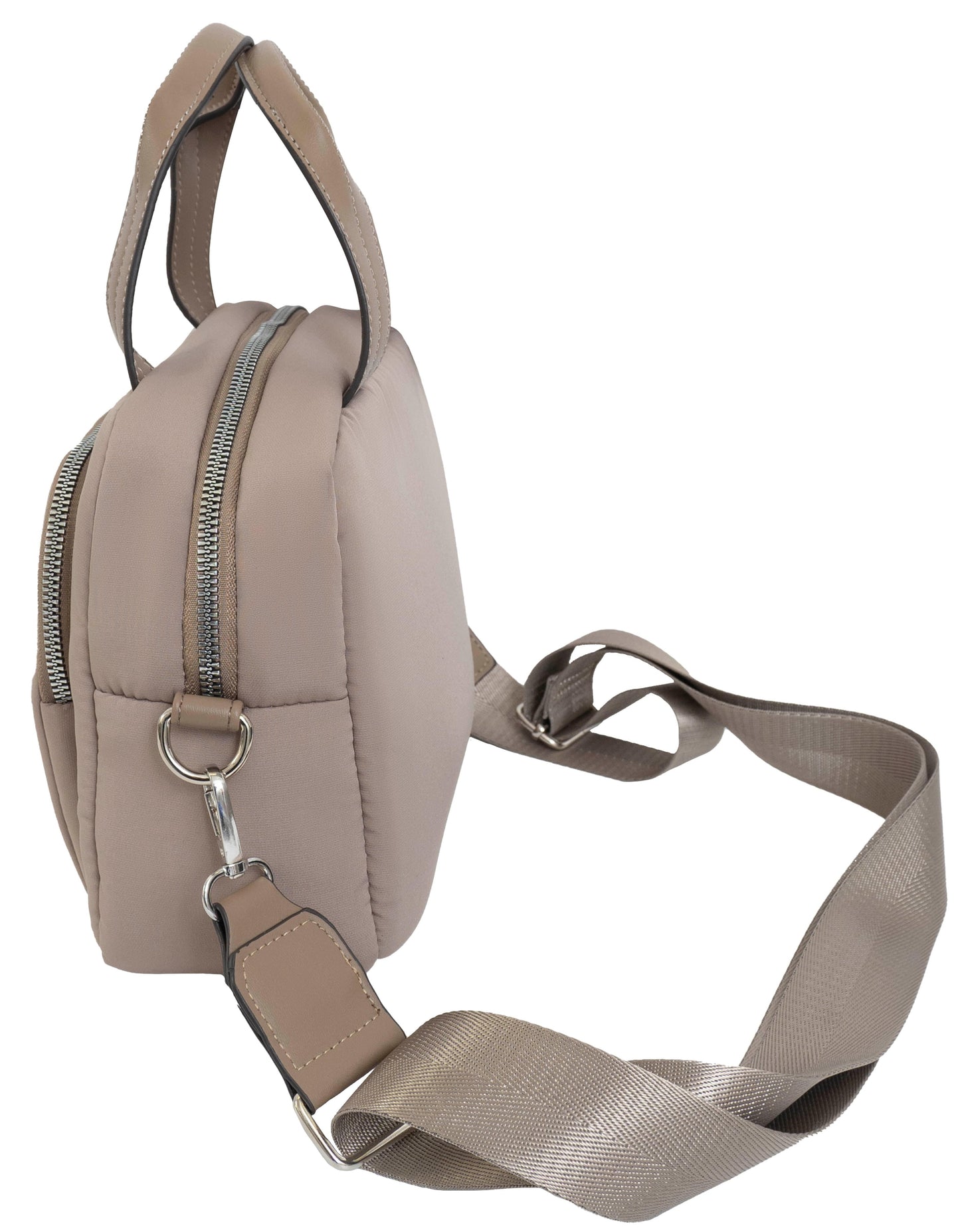 Ellen Tracy Nylon Satchel Crossbody