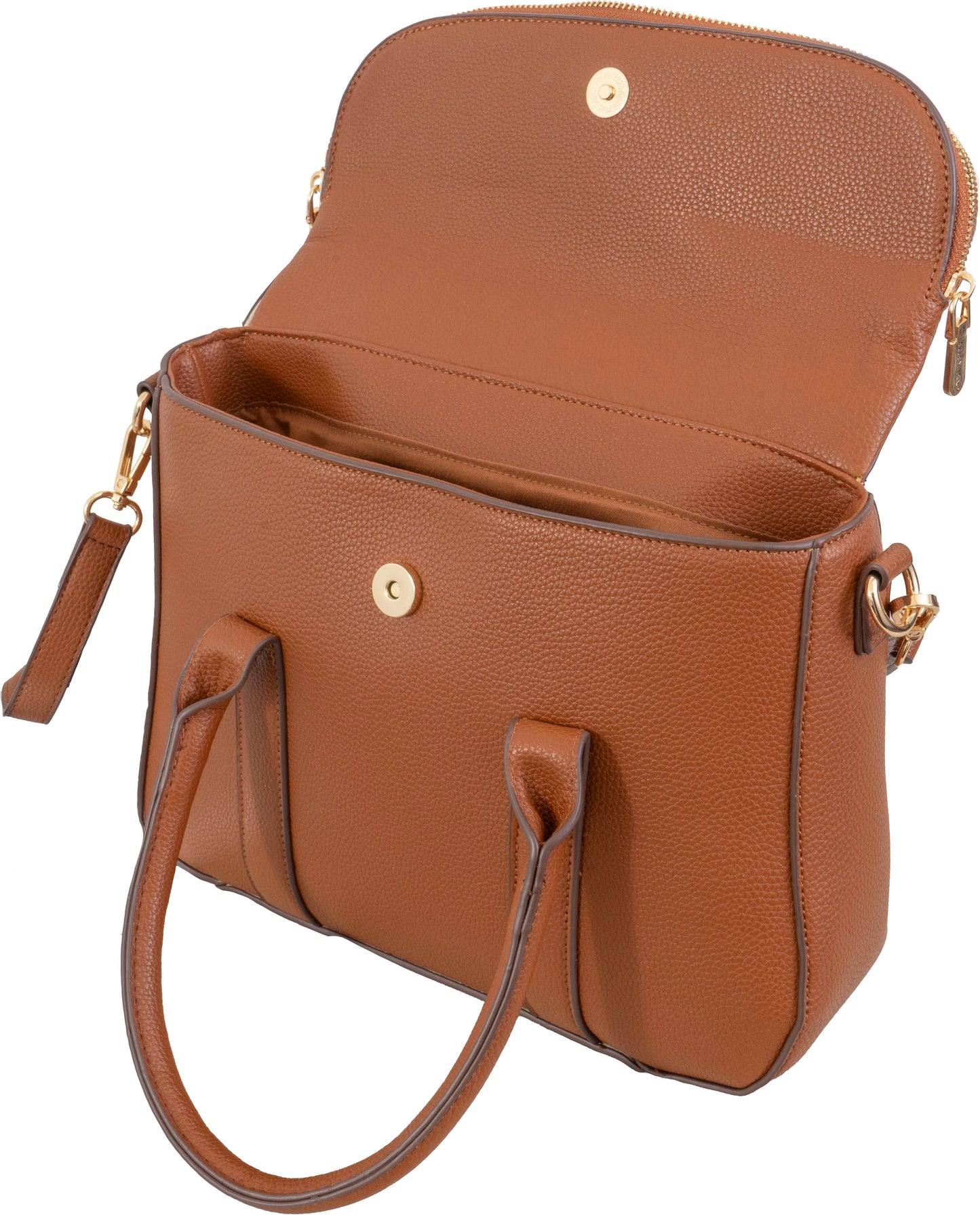 Ellen Tracy Pebble Grain Top Handle Satchel