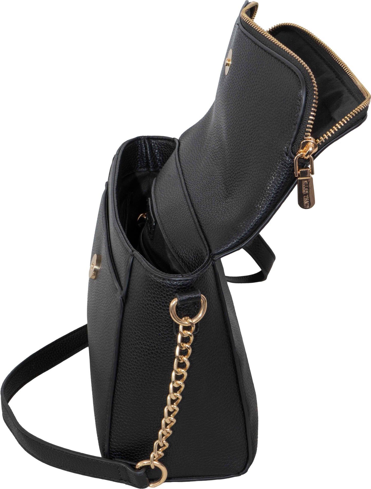 Ellen Tracy Pebble Grain Crossbody