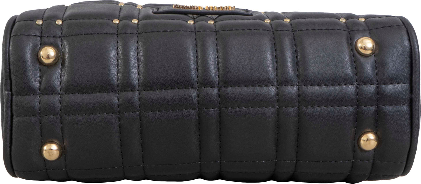 Ellen Tracy Studded Smooth Dome Quilted Crossbody