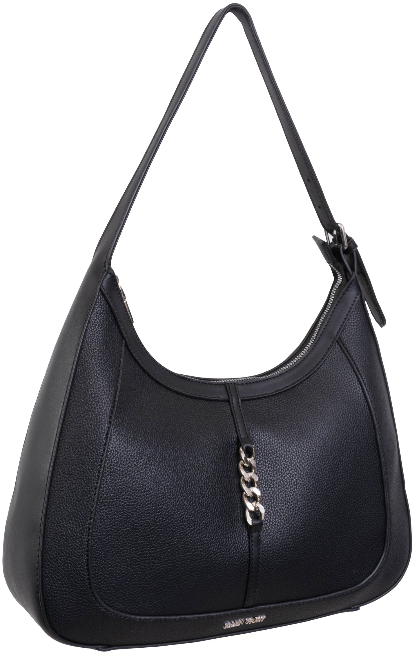 Ellen Tracy Pebble Grain Chain Hobo Bag