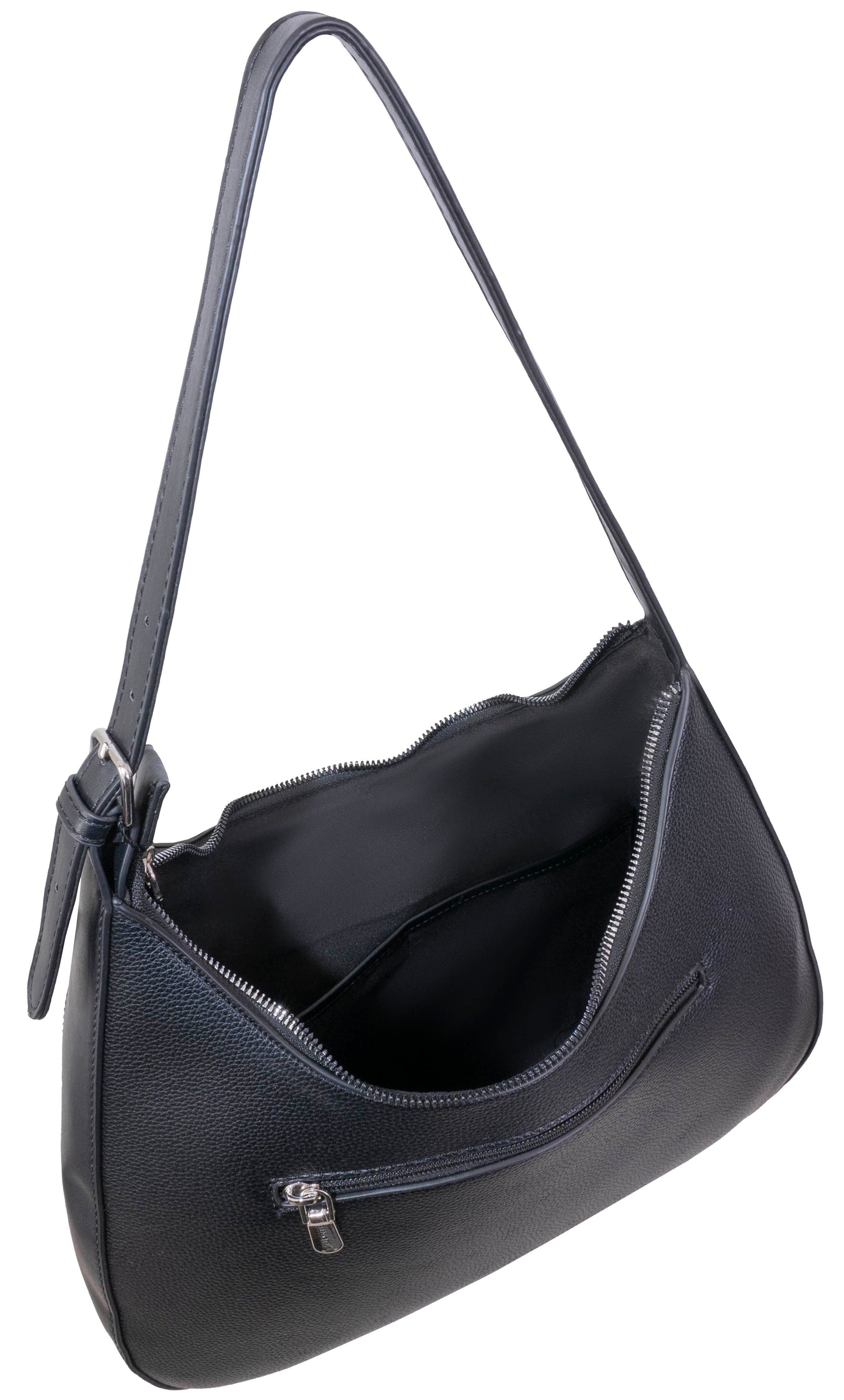 Ellen Tracy Pebble Grain Chain Hobo Bag