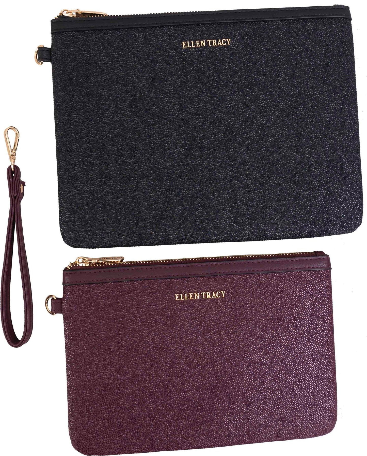 Ellen Tracy Stingray 2 Piece Wristlet Set