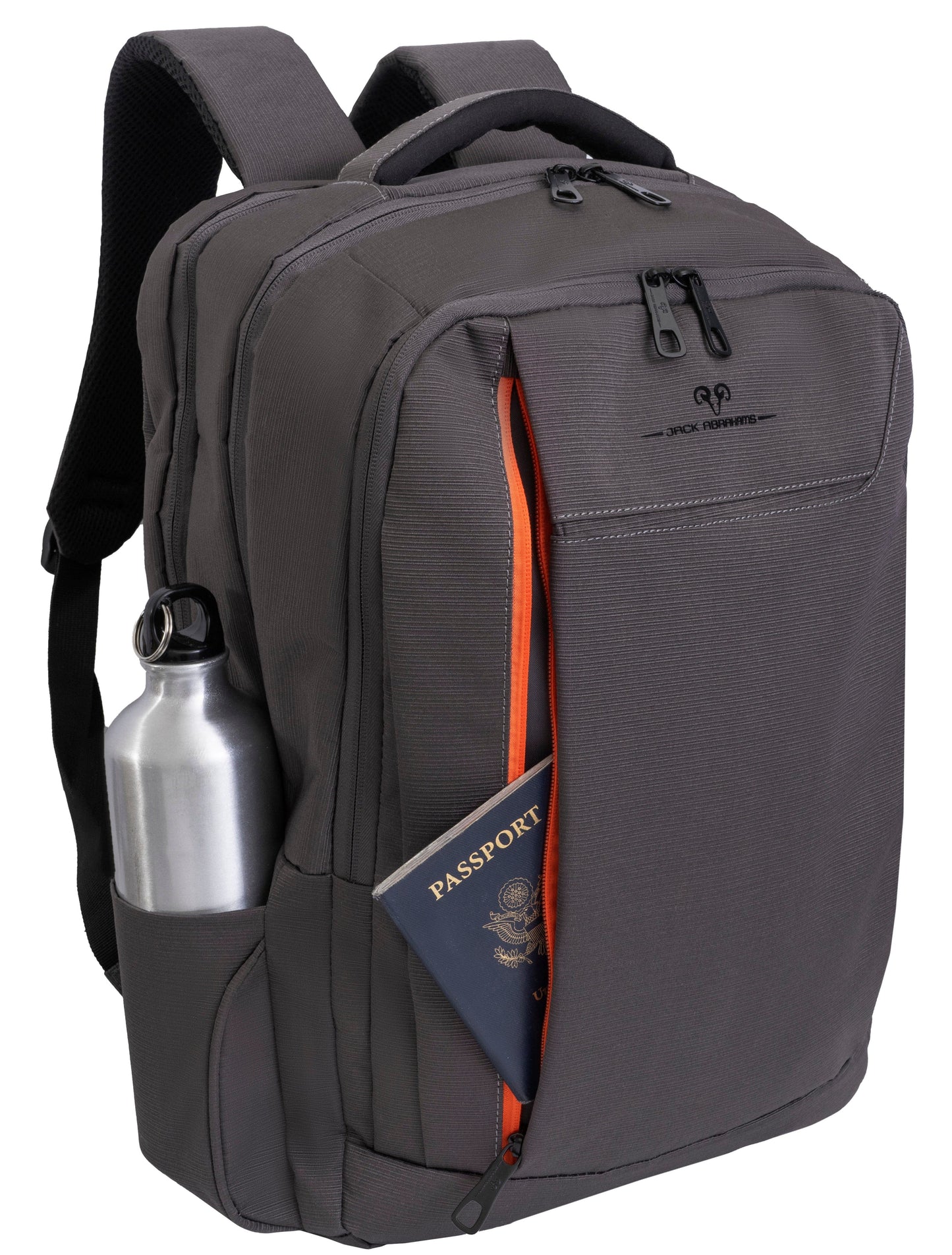 Jack Abrahams |The Columbia | Men's 18-In Lightweight Textured Workbook Backpack with USB Port