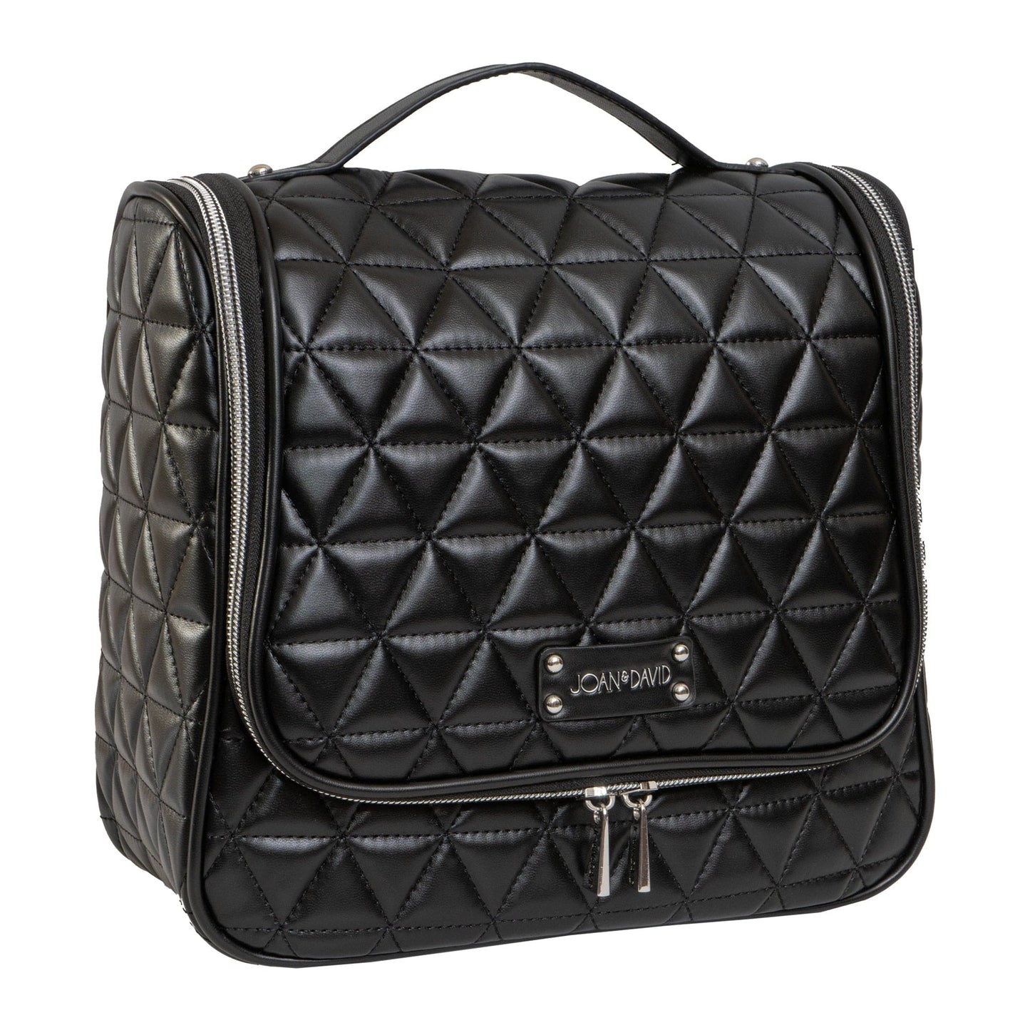 Joan & David The Triangle Quilted Hanging Makeup Toiletry Bag