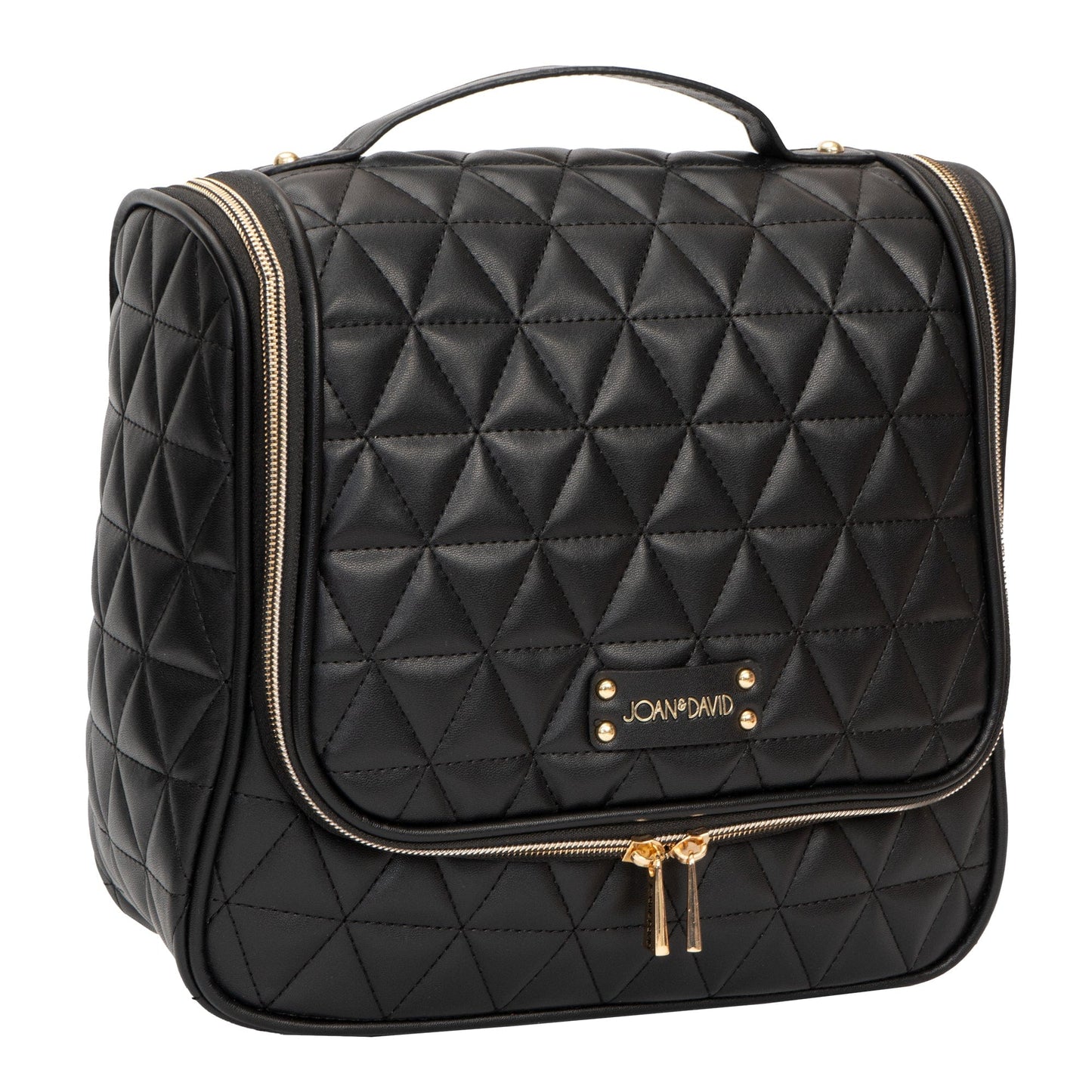 Joan & David The Triangle Quilted Hanging Makeup Toiletry Bag