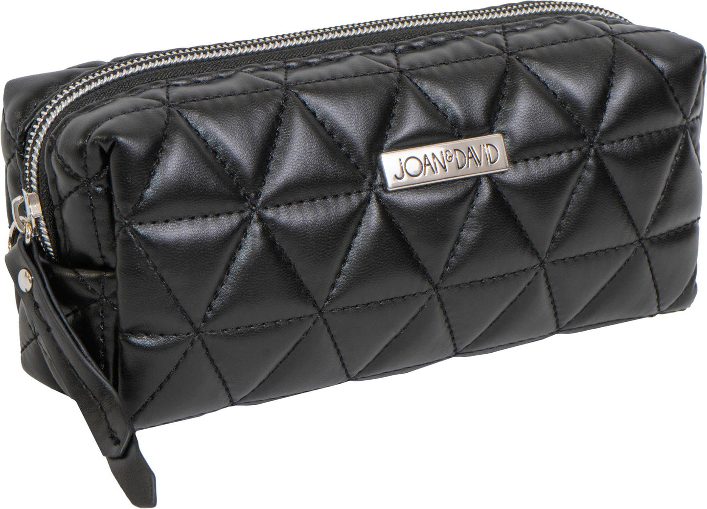 Joan & David The Triangle Quilted 4 Piece Cosmetic Bag Set