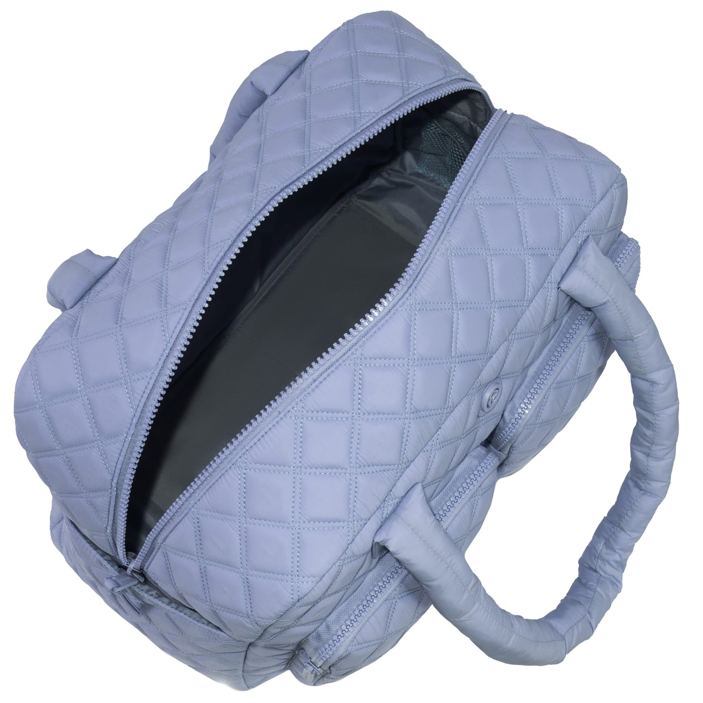 Joan & David Two Pocket Diamond Quilted 22 in. Duffel Bag