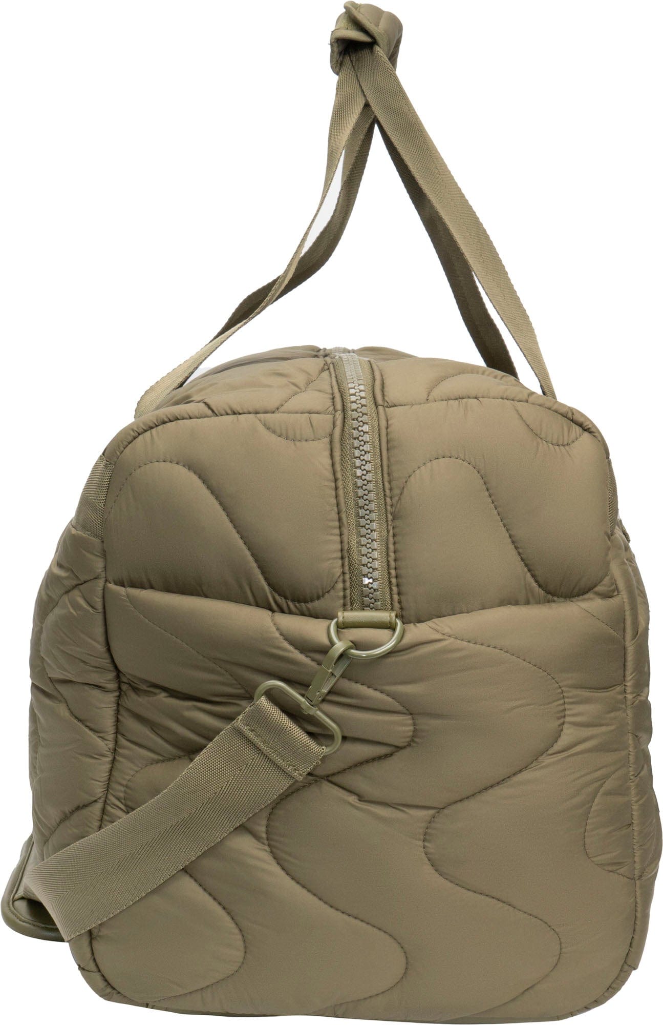 Joan & David 22 Inch Puffer Wave Quilted Nylon Duffel Bag