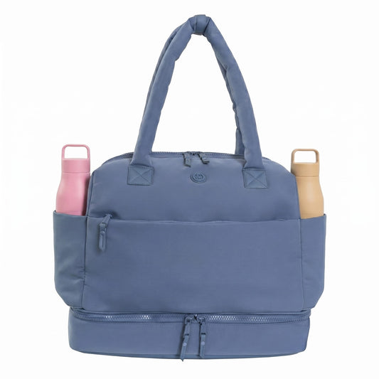 Joan & David The Lainey Sport Nylon Drop Bottom Duffel Bag