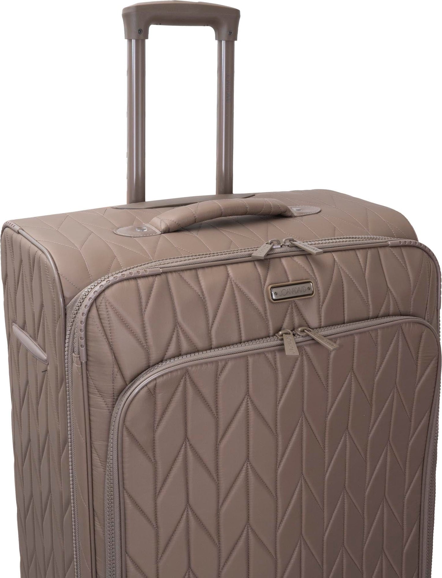 Joan & David 4 Piece Chevron Quilted Parachute Nylon Luggage Set