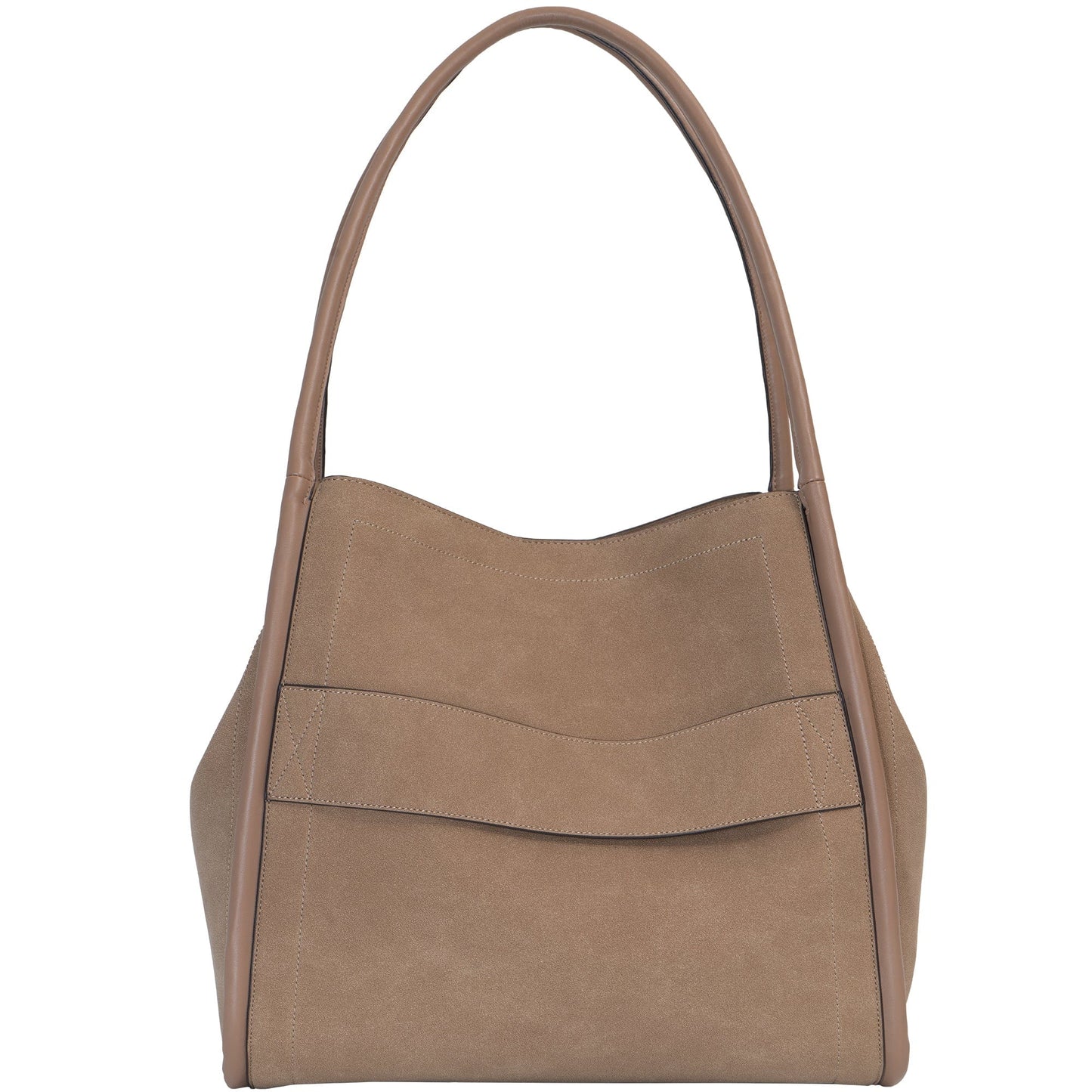 Joan & David Double Handle Faux Suede Tote