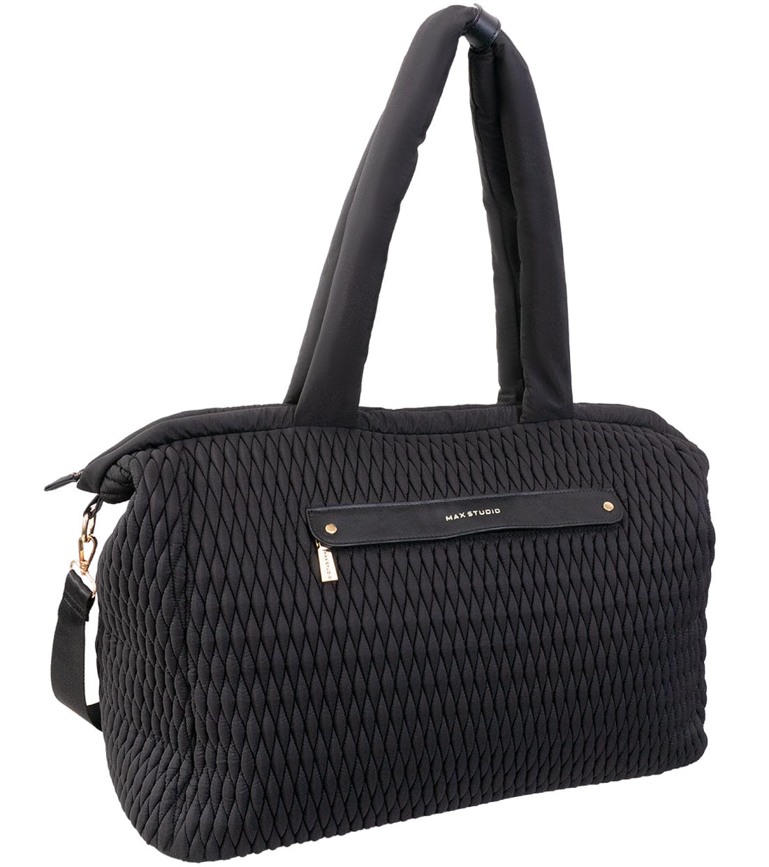 Max Studio Nylon Quilted Doctor Satchel Duffel