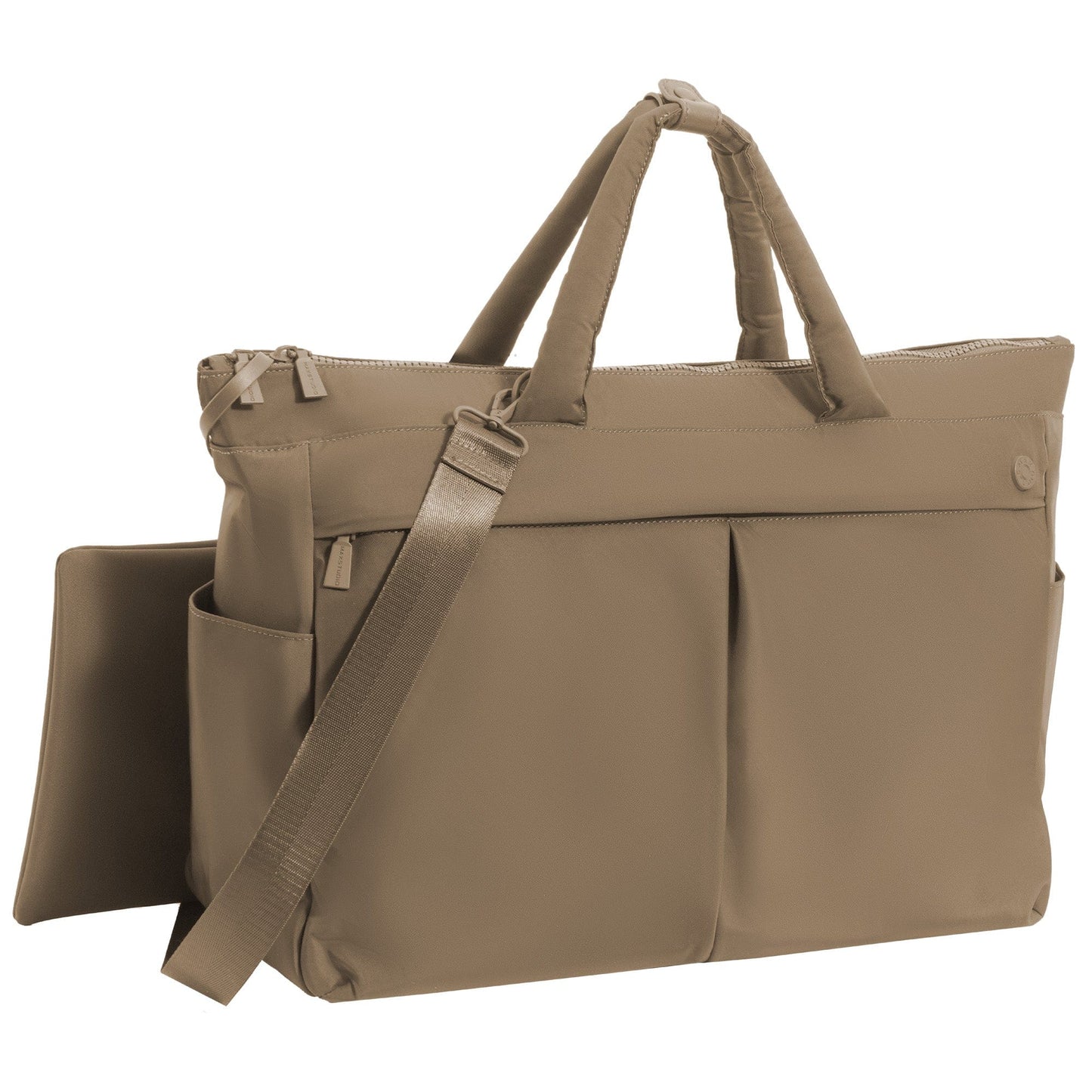 Max Studio The Sylvia 21 Inch Twill Nylon Double Handle Weekender Duffle