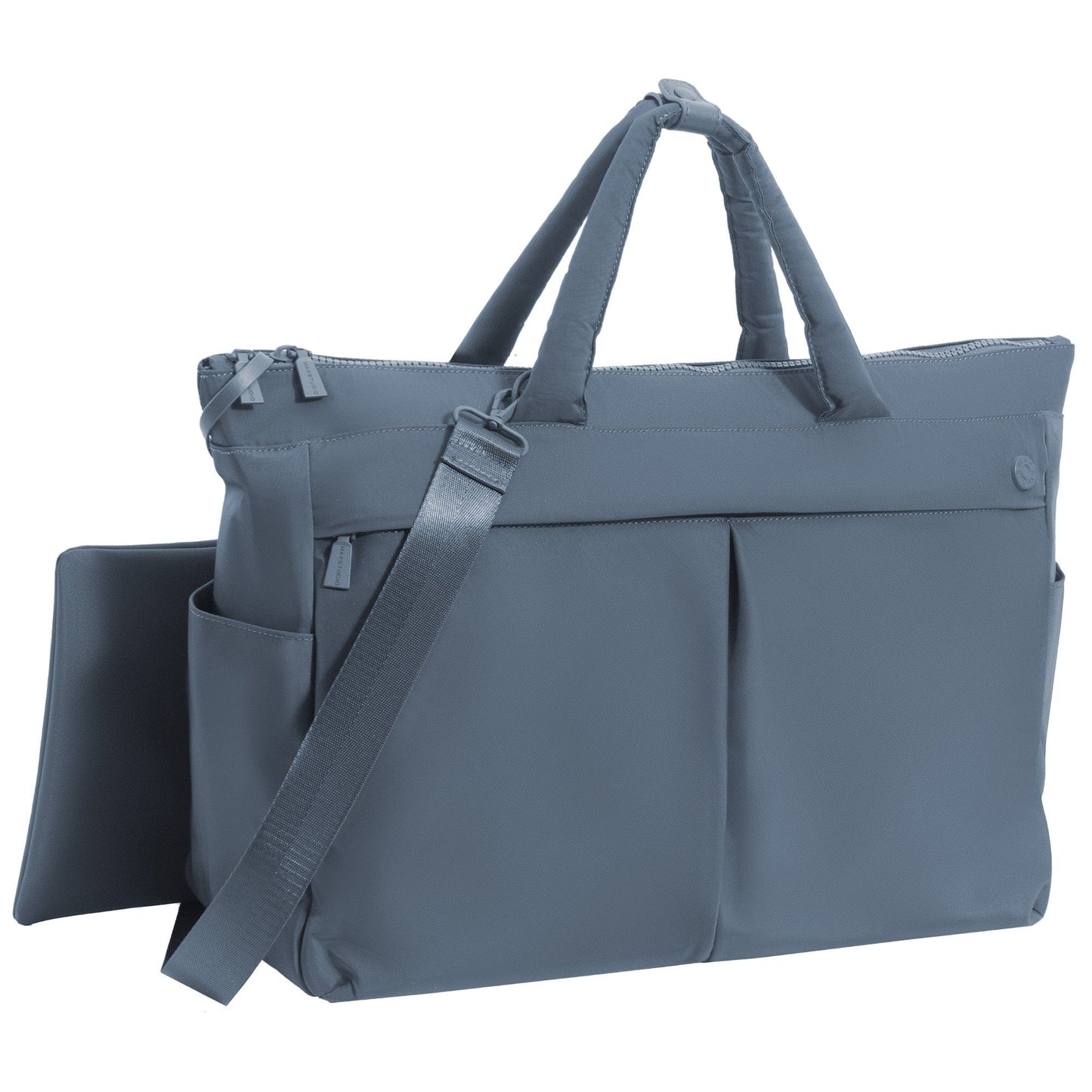 Max Studio The Sylvia 21 Inch Twill Nylon Double Handle Weekender Duffle