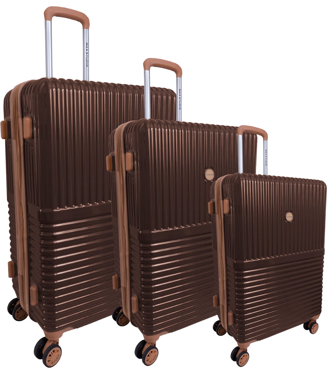 Max Studio PC 3-Piece Luggage Set Odessa Collection