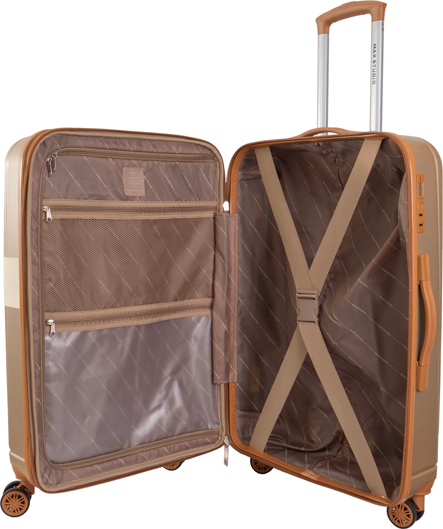 Max Studio ABS 3-Piece Luggage Set Aberdeen Collection