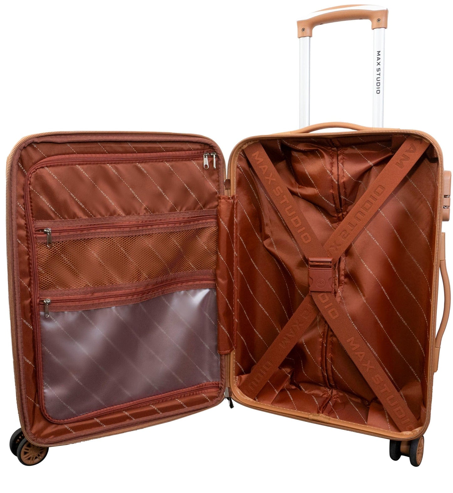 Max Studio ABS 3-Piece Luggage Set Dublin Collection