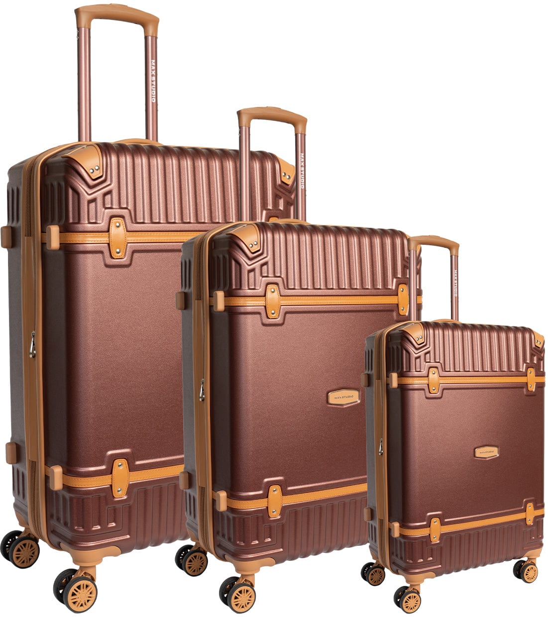 Max Studio ABS 3-Piece Luggage Set South Hampton Collection