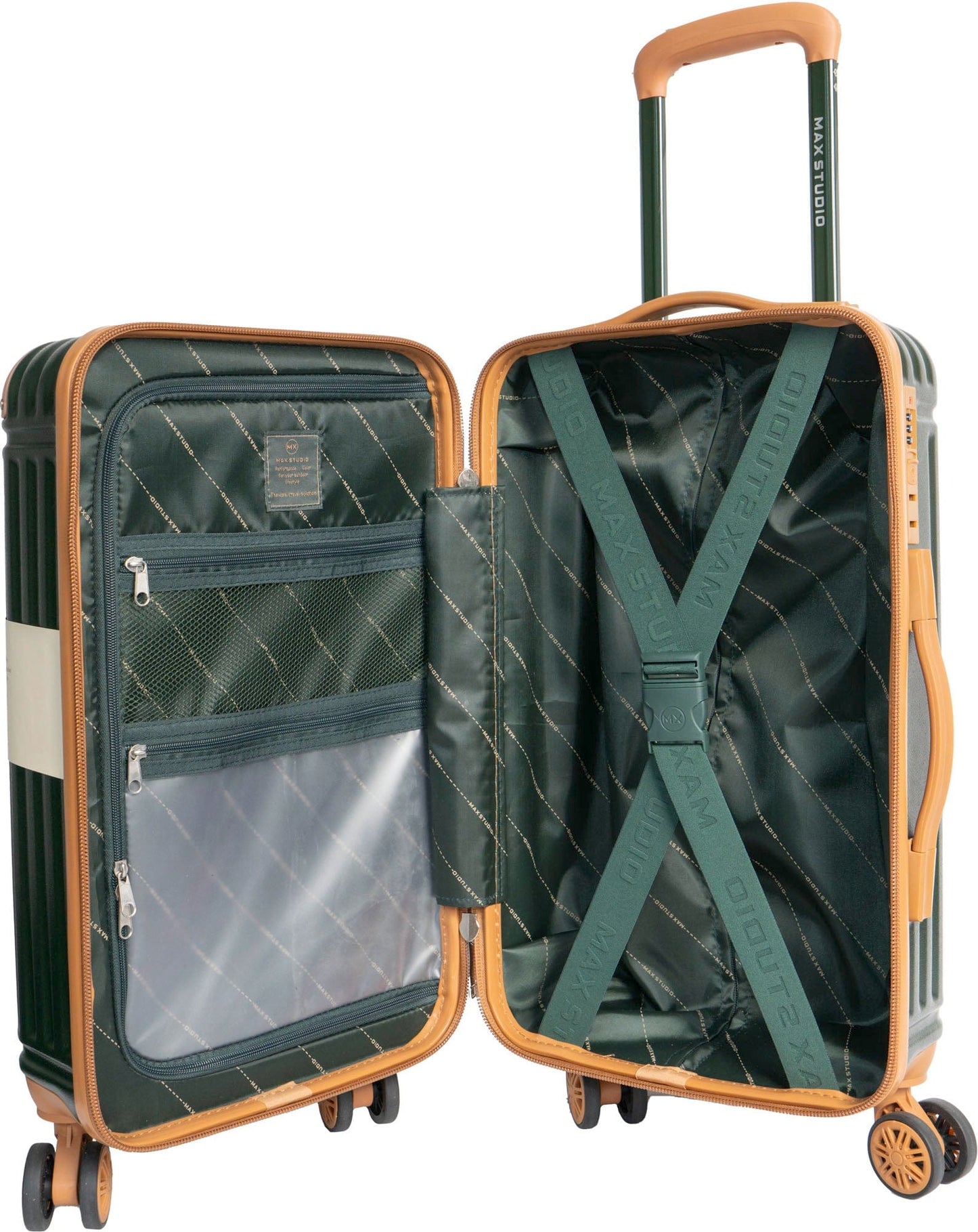 Max Studio ABS 3-Piece Luggage Set Santorini Collection