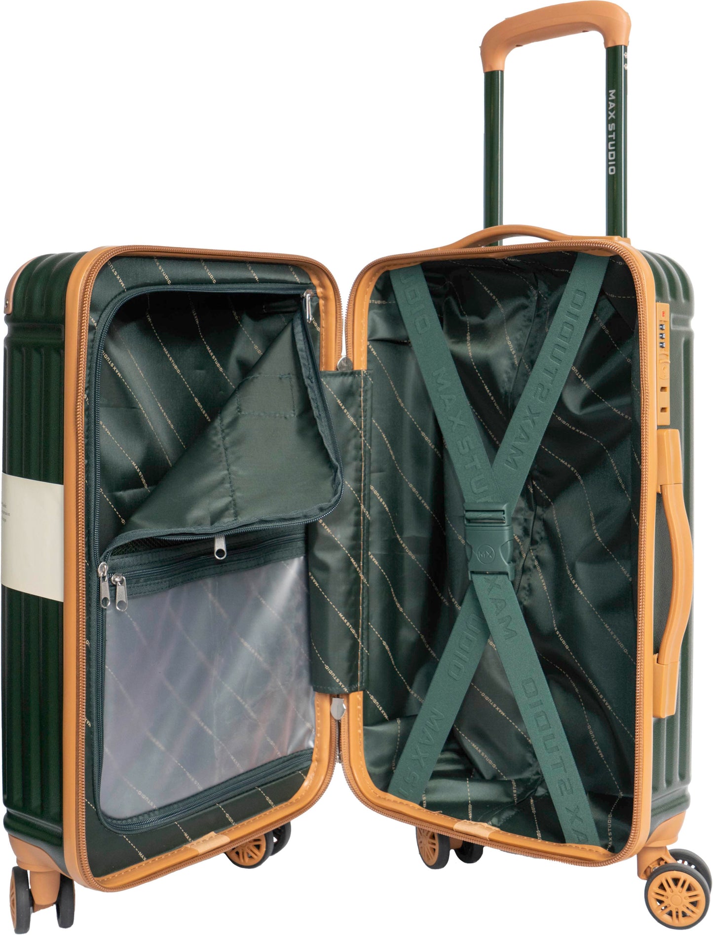 Max Studio ABS 3-Piece Luggage Set Santorini Collection