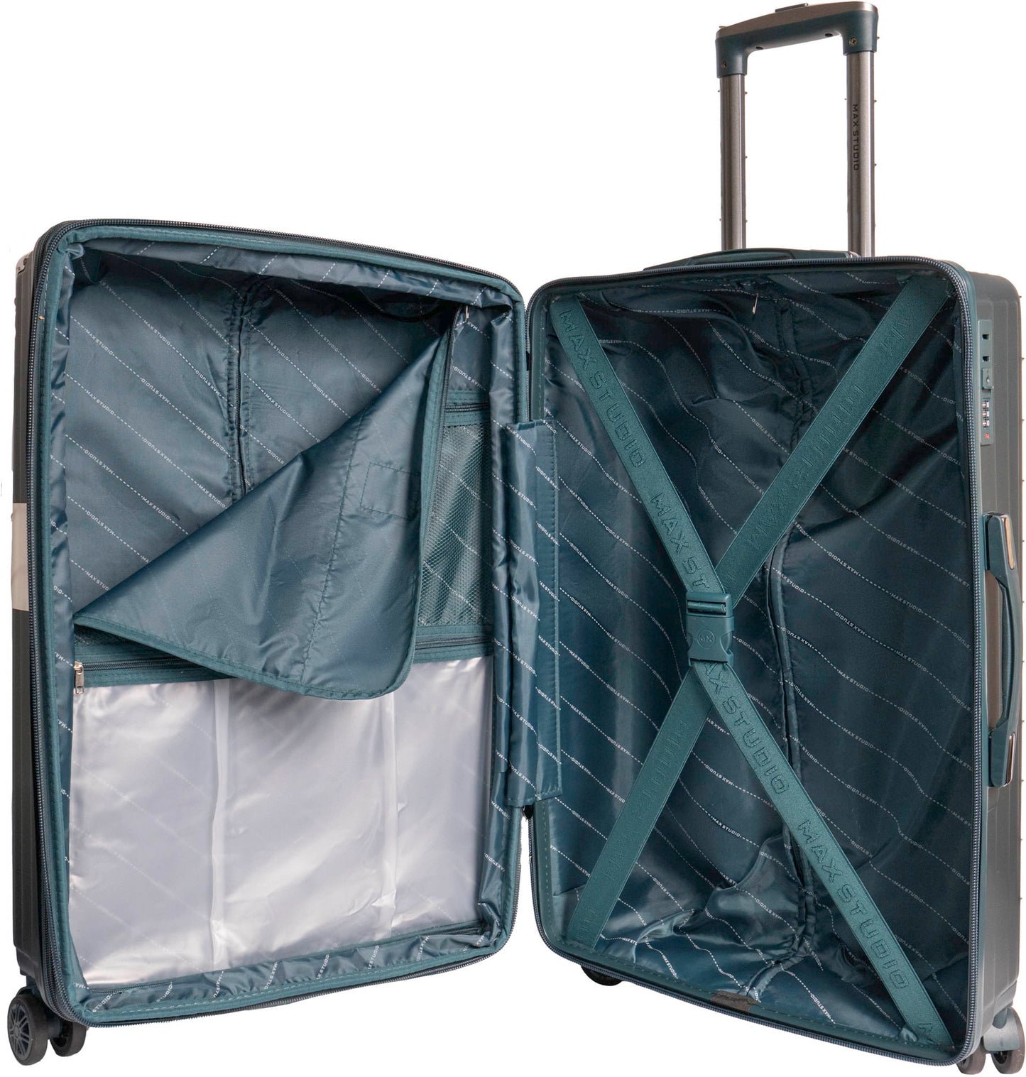 Max Studio The Edin ABS 3-Piece Luggage Set